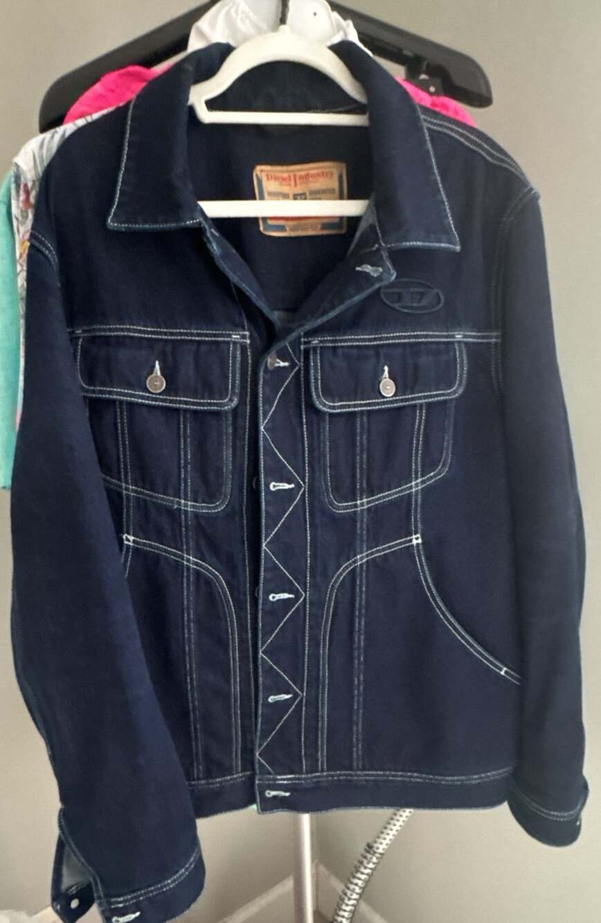 Diesel Industry Denim Division Blue Denim Jacket XL